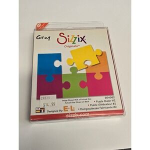 Sizzix Originals Puzzle Maker 2 Steel Rule Die 654992 Eileen Hull Jigsaw Puzzle